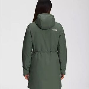 The North Face Olive Raincoat